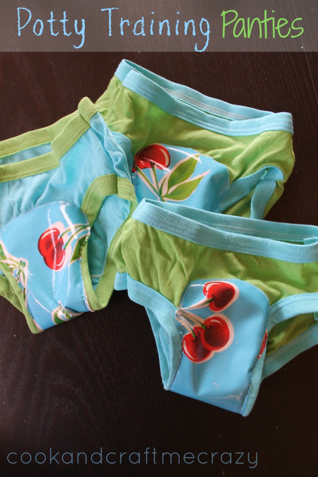 Cook and Craft Me Crazy Potty Training Panties