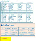 JADWAL DOA HAMBA TUHAN WILAYAH TENGAN