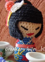 PATRON GEISHA AMIGURUMI 1968