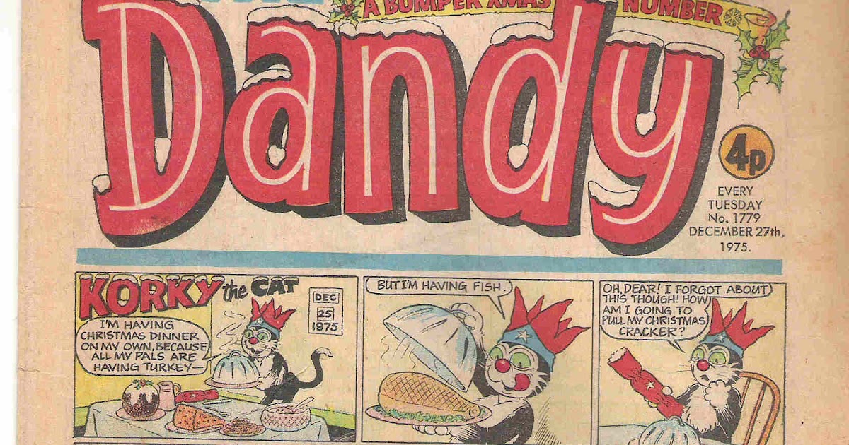 Peter Gray's Comics and Art 75 years of The Dandy Christmas 1975 my