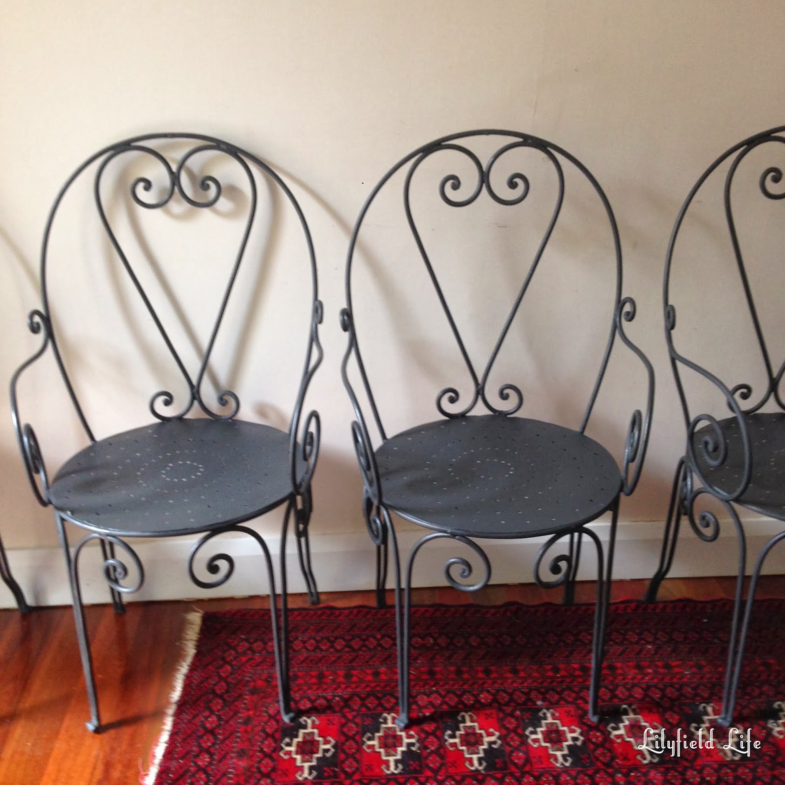 Lilyfield Life Painting Rusty Garden Furniture