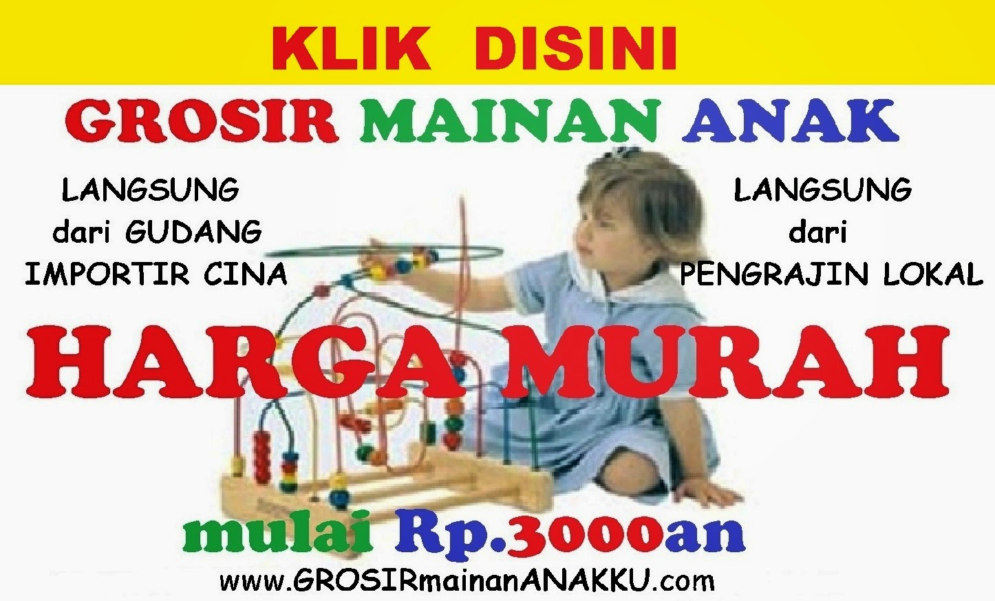 DISTRIBUTOR GROSIR MAINAN ANAK MURAH