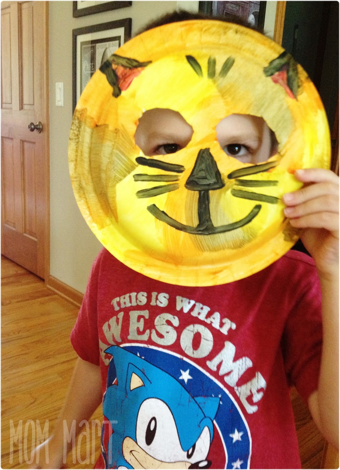 Mom Mart Paper Plate Animal Masks CraftForKids
