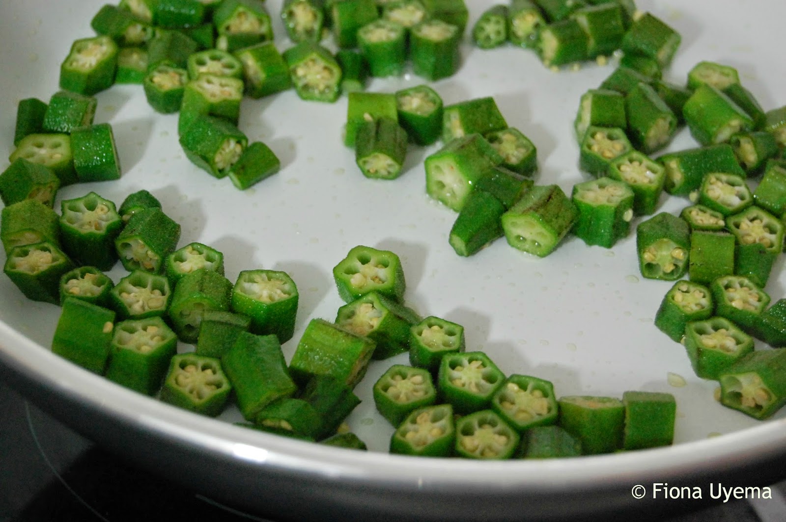 Fiona's Japanese Cooking Japanese stirfried okra vegetable recipe