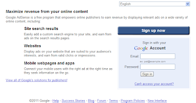 halaman google adsense halaman google adsense