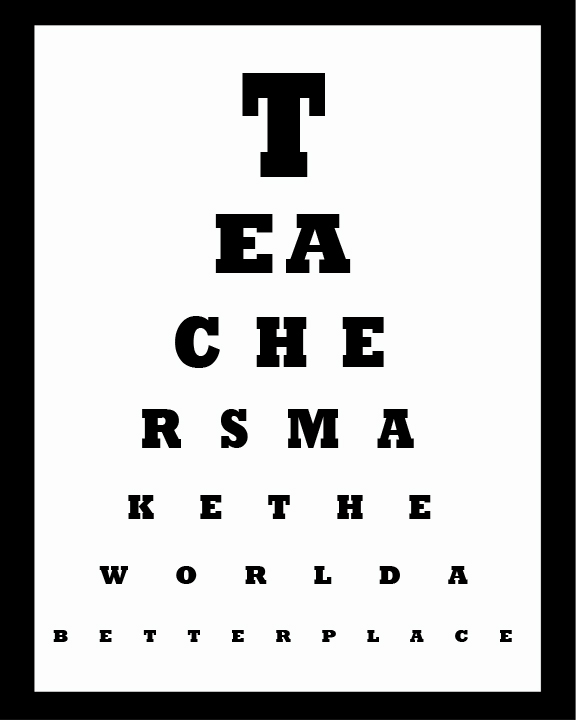 Custom Eye Chart