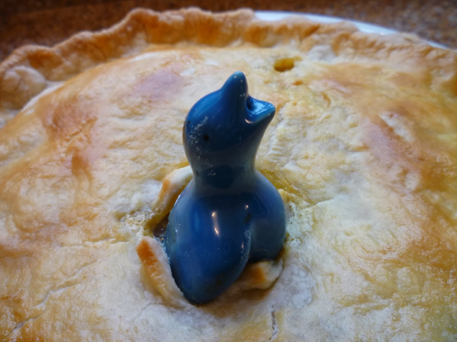 Gladsome Lights The bird announces a pie.