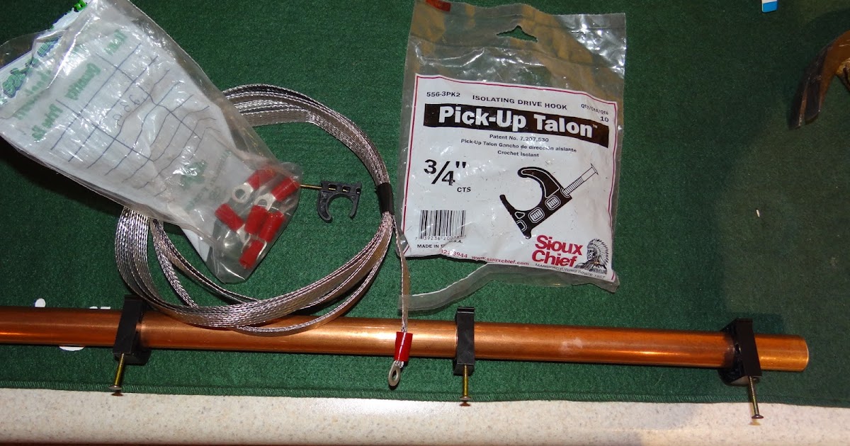 KD0UHM Setting up the HAM Radio Shack ground bus/KD0UHM