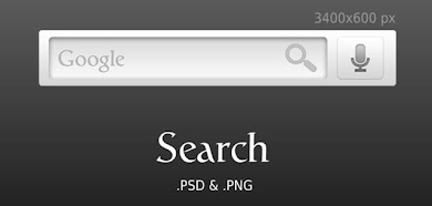 Android Search Toolbar PSD