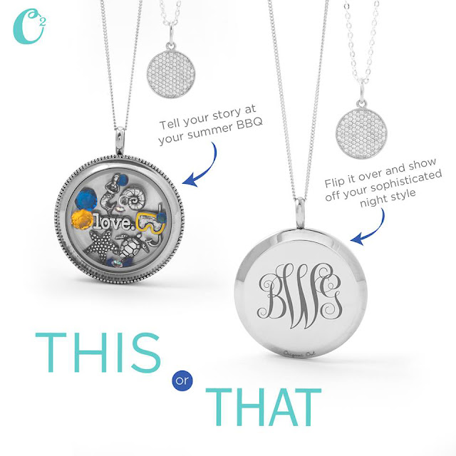 Silver Solid Reversible Origami Owl Twist Living Locket | Shop StoriedCharms.com and create yours today