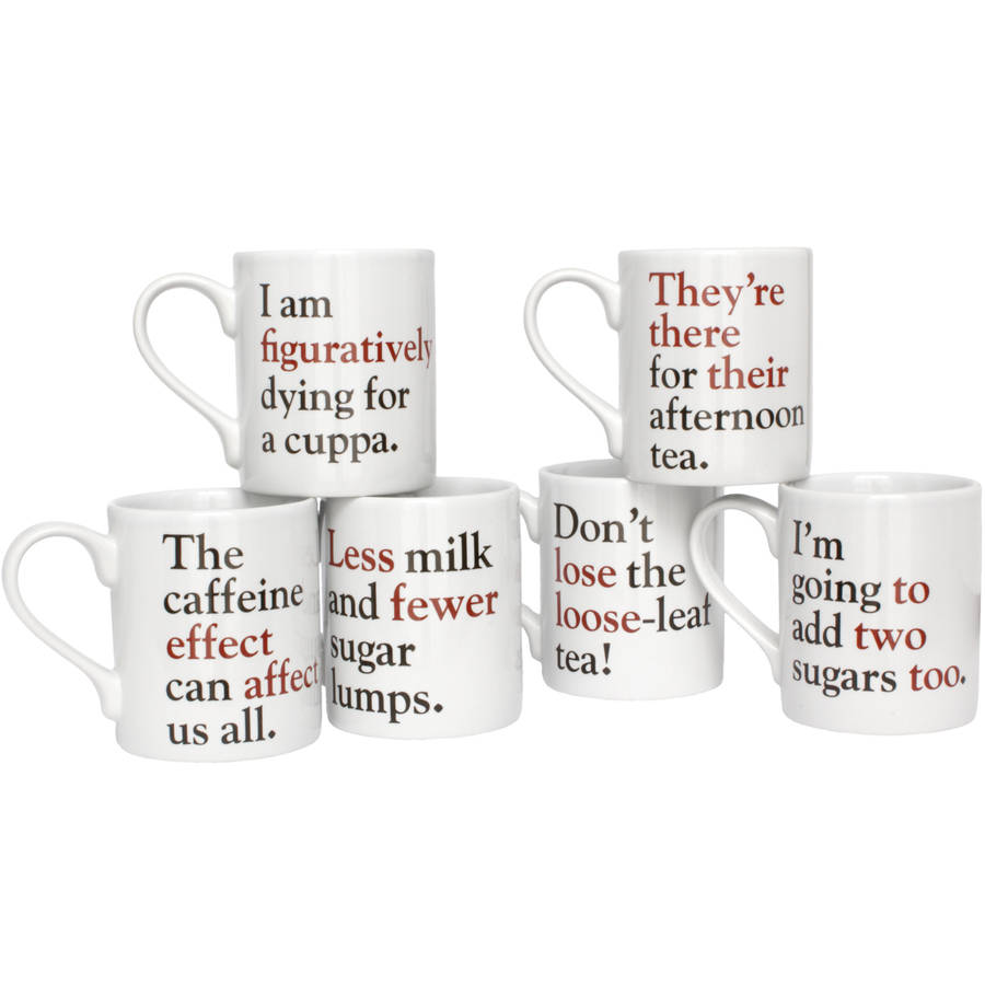 Monday Morning Mugs Grammar Grumbles Vinspire
