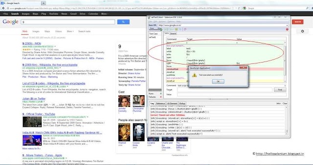 HOW TO USE LABEL COMMAND IN SELENIUM IDE?