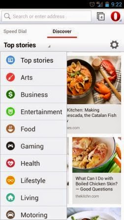 Opera Browser for Android Terbaru