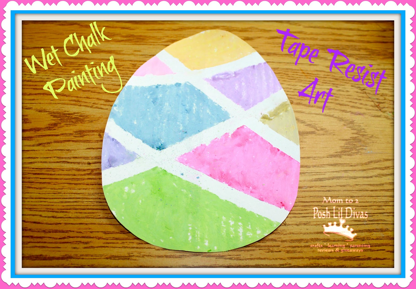 Have you given wet chalk painting a try?