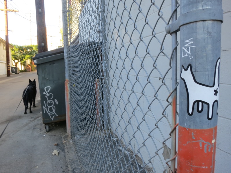 MELROSEandFAIRFAX Cats Marking Territory