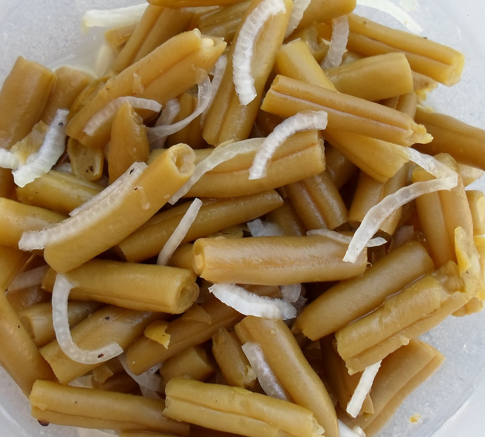 Happier Than A Pig In Mud Quick Pickled Green Bean Salad