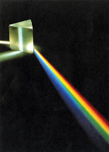 Un prisma con luz