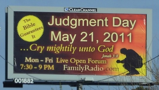 may 21 judgement day yahoo. May 18, 2011,