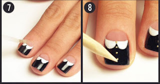 Peter Pan Collar - Nail Art Tutorial Peter Pan Collar - Nail Art Tutorial