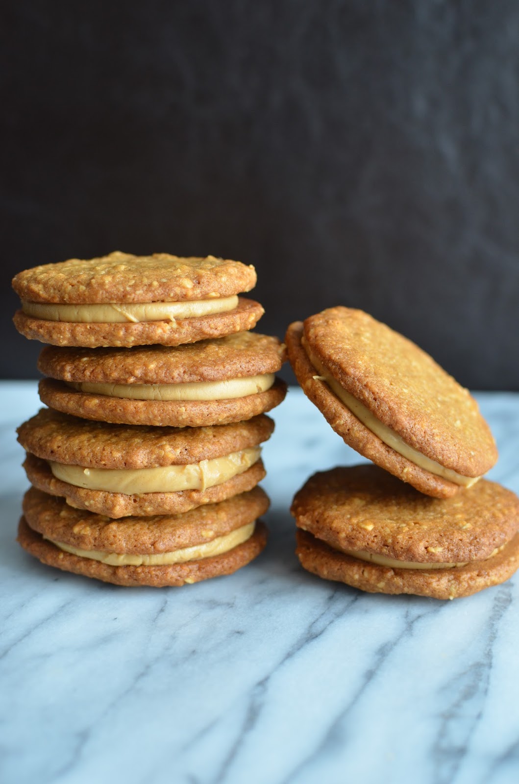Playing with Flour Peanut butter sandwich cookies
