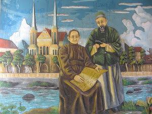 the painting of Sts Arnold and Joseph