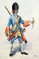 Granadeiro 1740 (posição de apresentar a corda)