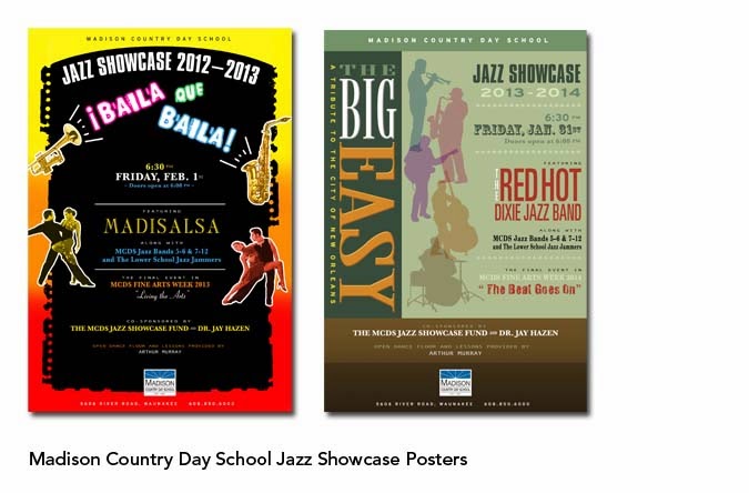 MCDS Jazz Showcase Posters