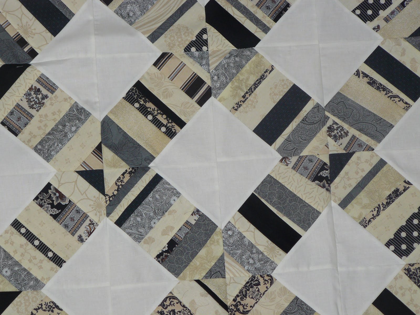 a quilter's journey Liberated Wedding Ring Top Complete