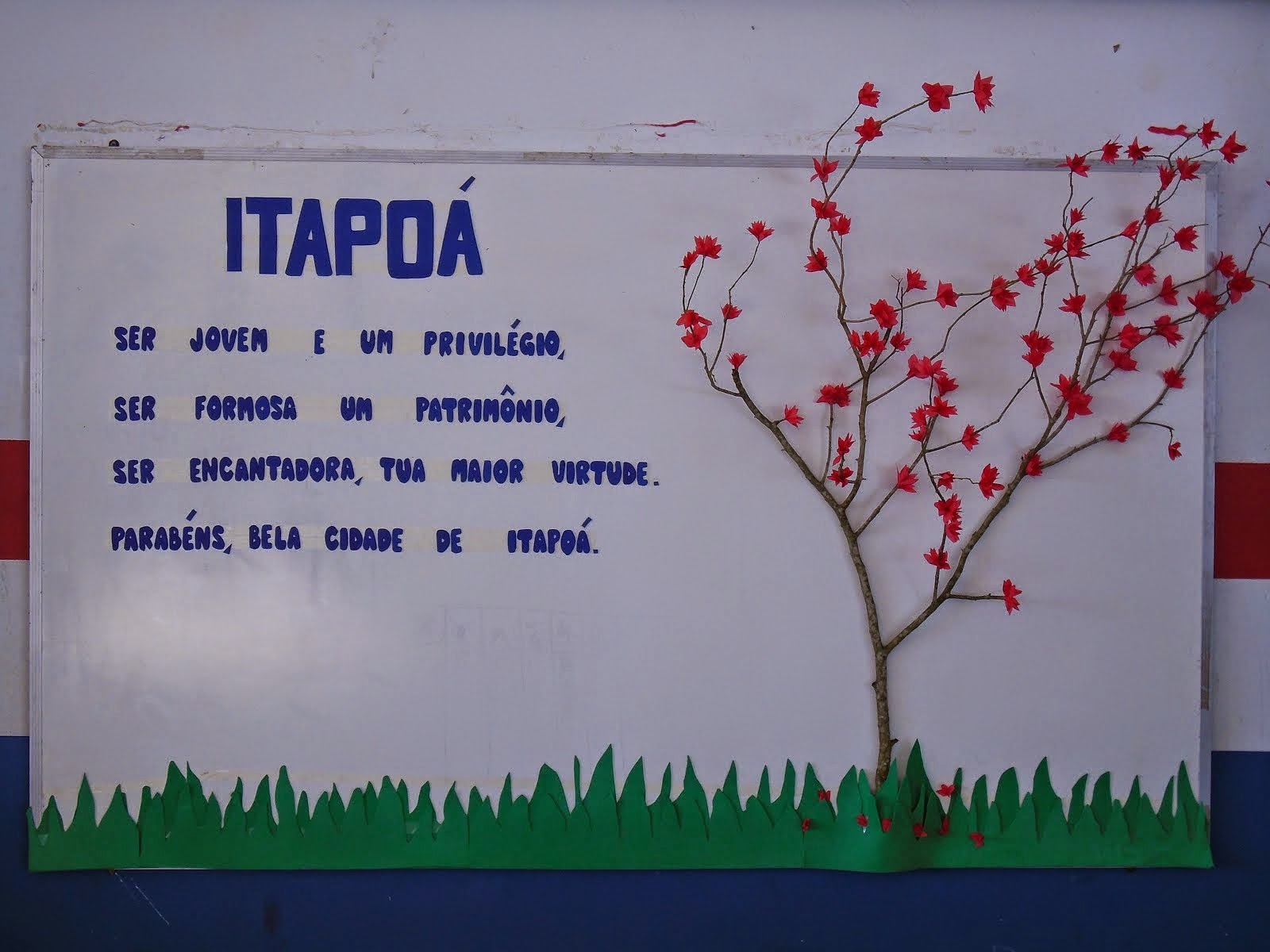 Mural aniversário de Itapoá