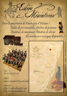 Eskice Miniature - Ouverture d'un boutique à Mâcon Affiche+Basic