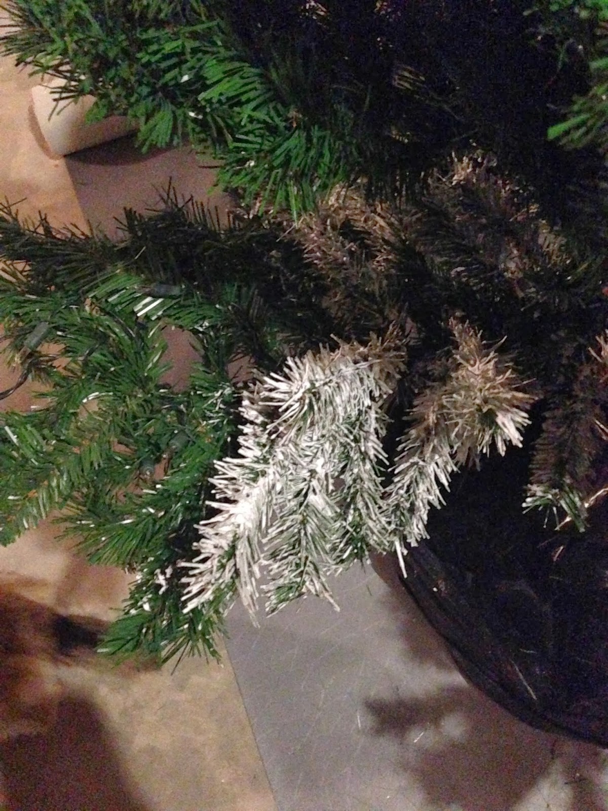 Adventures in DIY Flocking an Artificial Christmas Tree