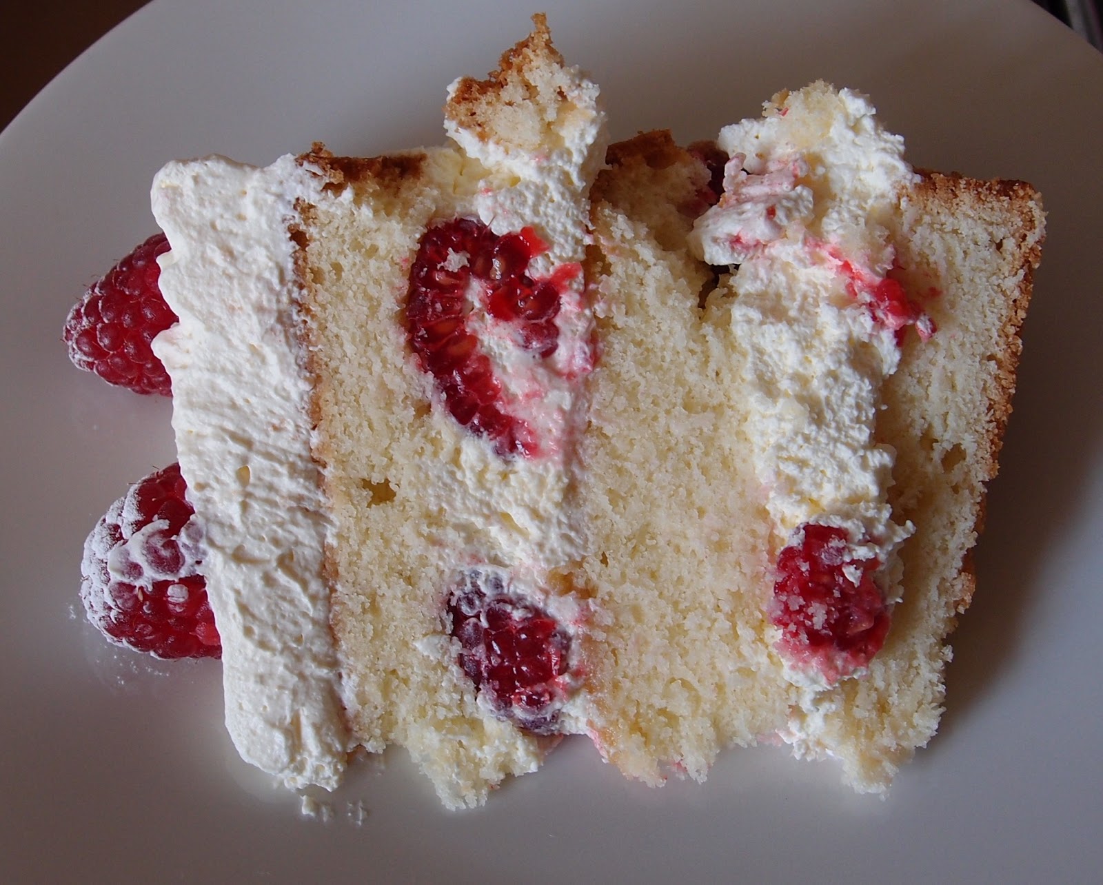 The Caked Crusader Raspberry and cream Victoria sponge