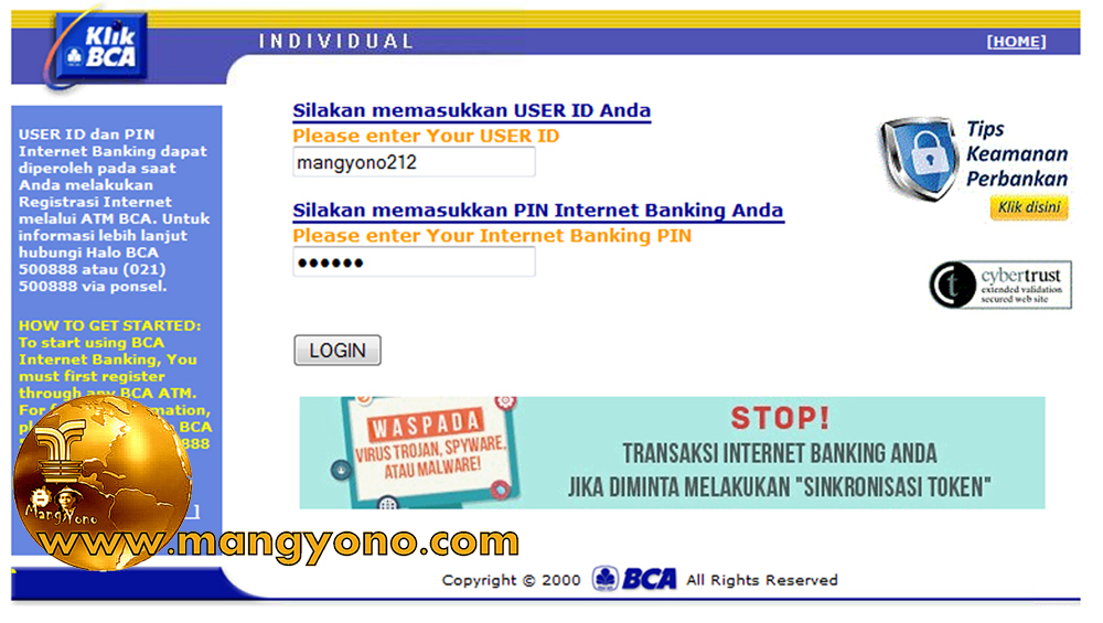 Cara Daftar Banking BCA di ATM dan Aktivasi Blog Mang Yono