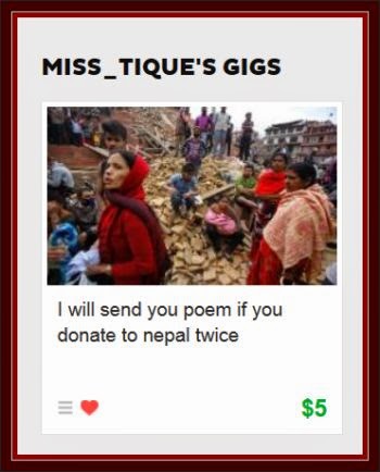 Donate for a poem
