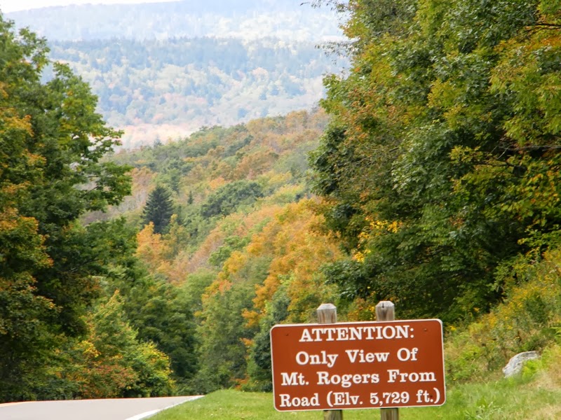 SWAC Girl Almost heaven views of Grayson Highlands State Park