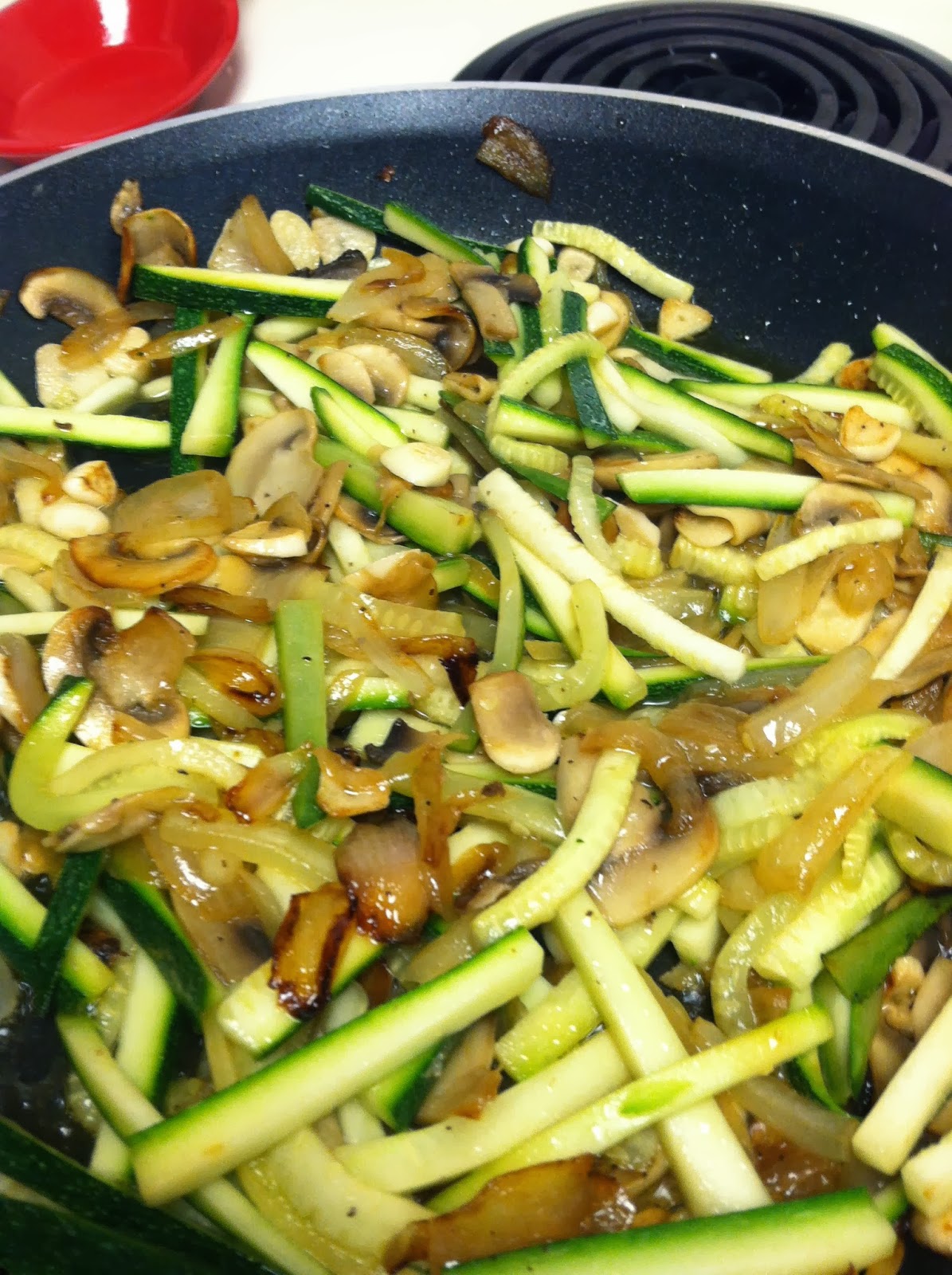 Ginger's Snaps Zucchini with Fire Roasted Tomatoes