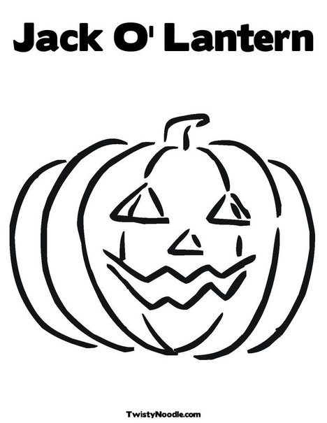 The Mommy Years: Jack-o-lantern Coloring Sheet