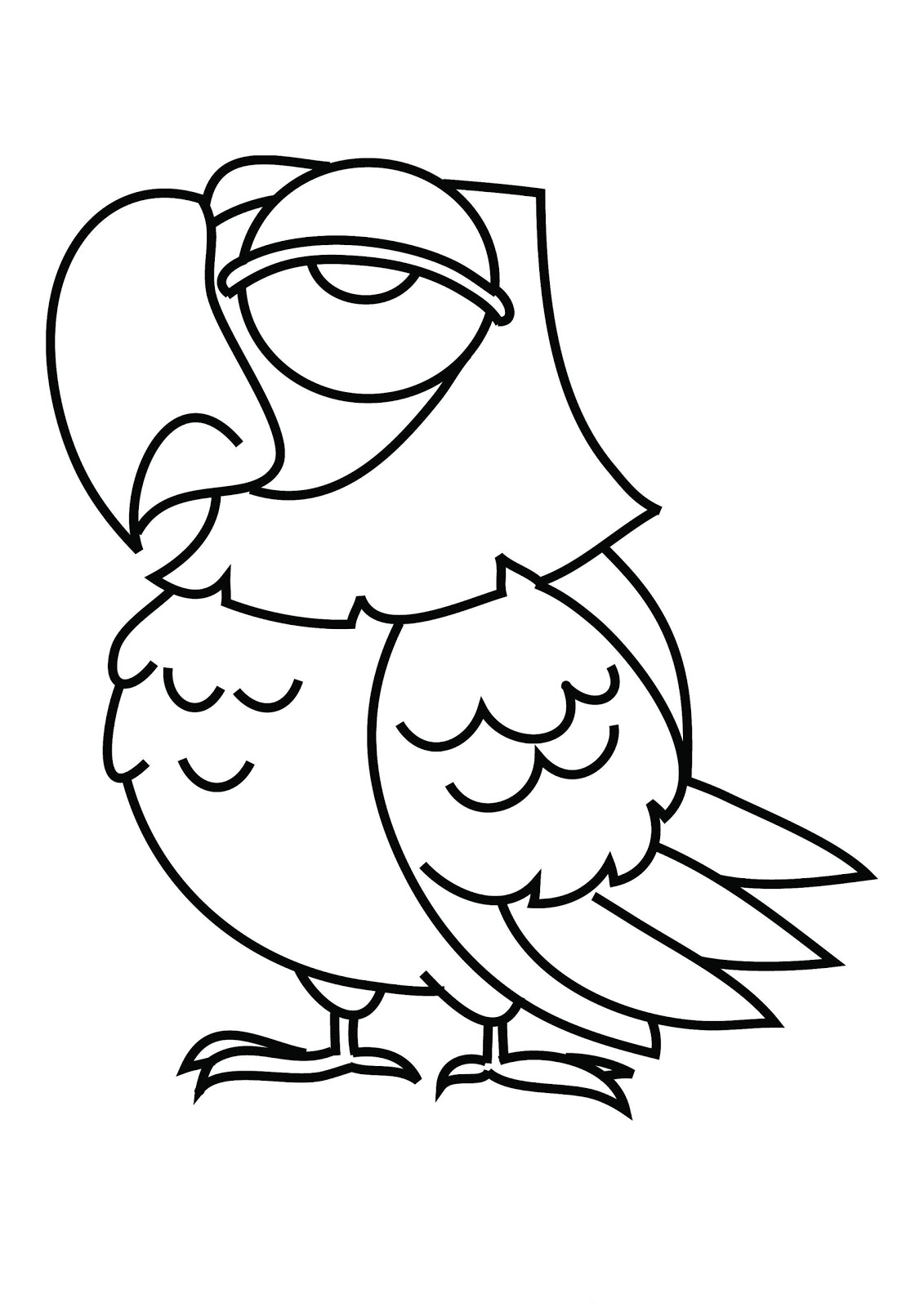 Bird Coloring Page ~ Child Coloring