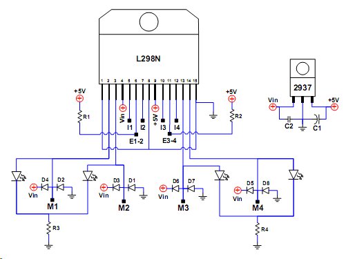 l298n circuit diagram kardus driver motor with l298n l298n circuit diagram kardus driver motor with l298n
