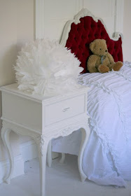 Lilyfield life Painted Furniture: A beautiful vintage upholstered bedroom set.