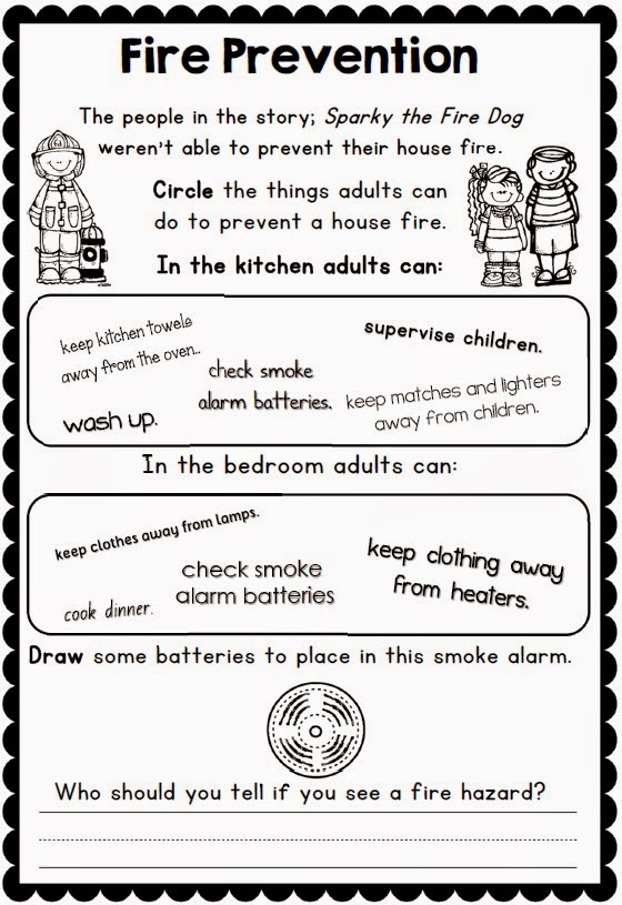 Fire Safety Printables and Support Resources