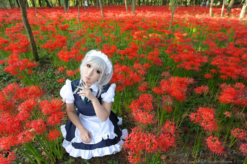 CosRain.Com Sakuya＇s COSPLAY - The Touhou Project