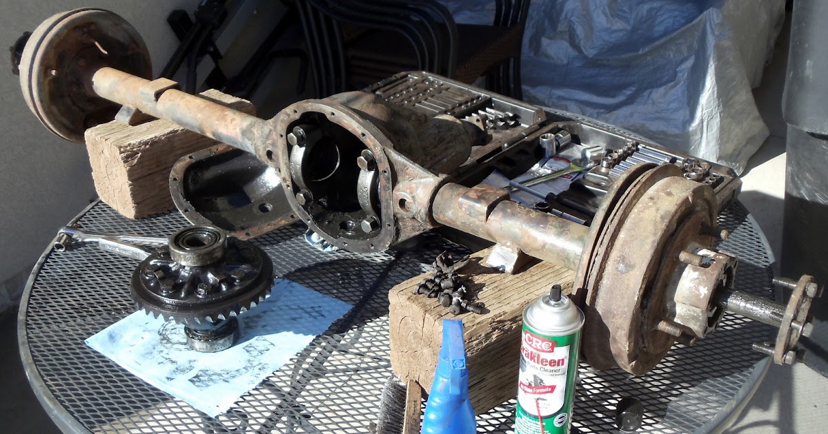 1943 Willys MB Jeep Restoration Project Rear axle work
