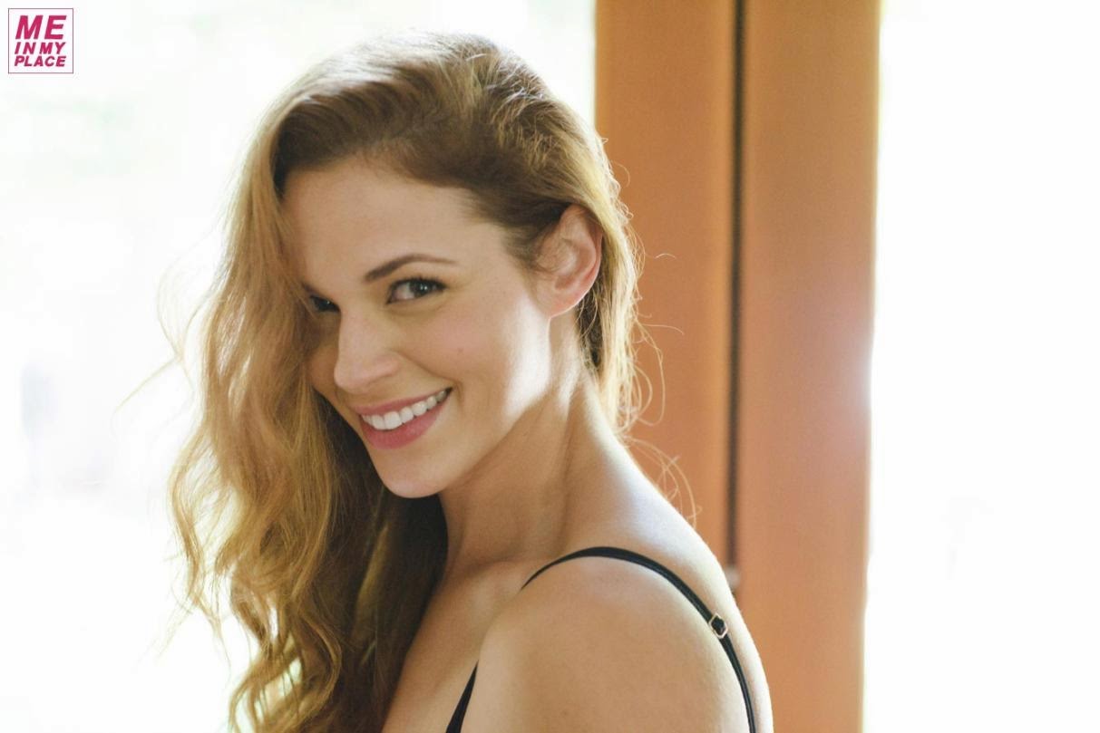 Amanda Righetti Me in My Place Photoshoot - Sexy Leg Cross