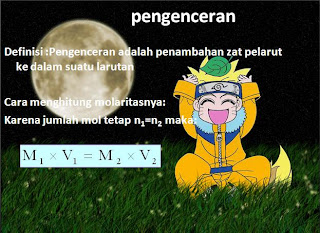 konsep pengenceran
