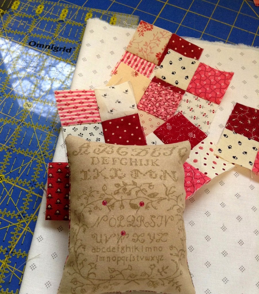 A Sentimental Quilter Four Patches for a Small Quilt
