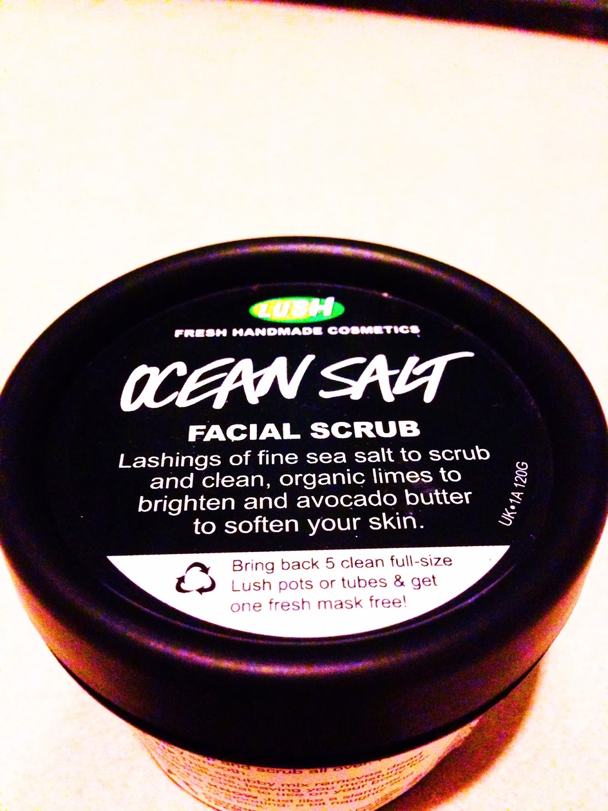 Standards Of Beauty PRODUCT REVIEW Lush Ocean Salt Facial Scrub