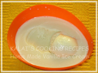 Home-Made Vanilla Ice Cream / Panikoozh