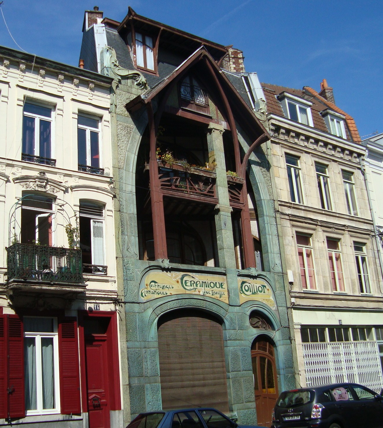 Paseos Art Nouveau Hector Guimard maison Coilliot à Lille,1898, 14