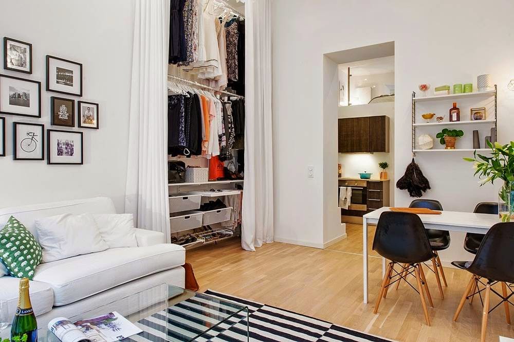 Decoración fácil: armarios #lowcost con cortinas
